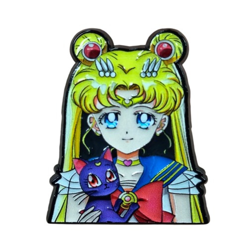 Viz Media Sailor Moon - Sailor Moon and Luna Character Enamel Pin